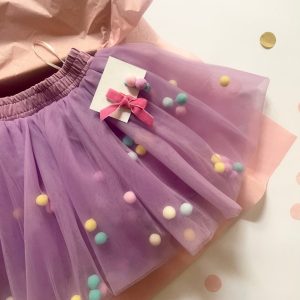 Sukně „Shine“ – vzdušná z jemné síťky s měkkými kuličkami