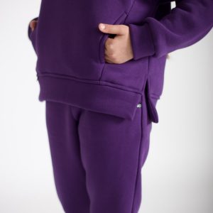 Zateplená dětská souprava z bavlny na fleecu